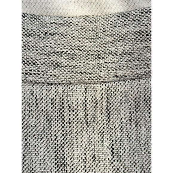 The Limited Career Pencil Skirt Size 8 Gray Black Textured Pleated Hem - Picture 3 of 11